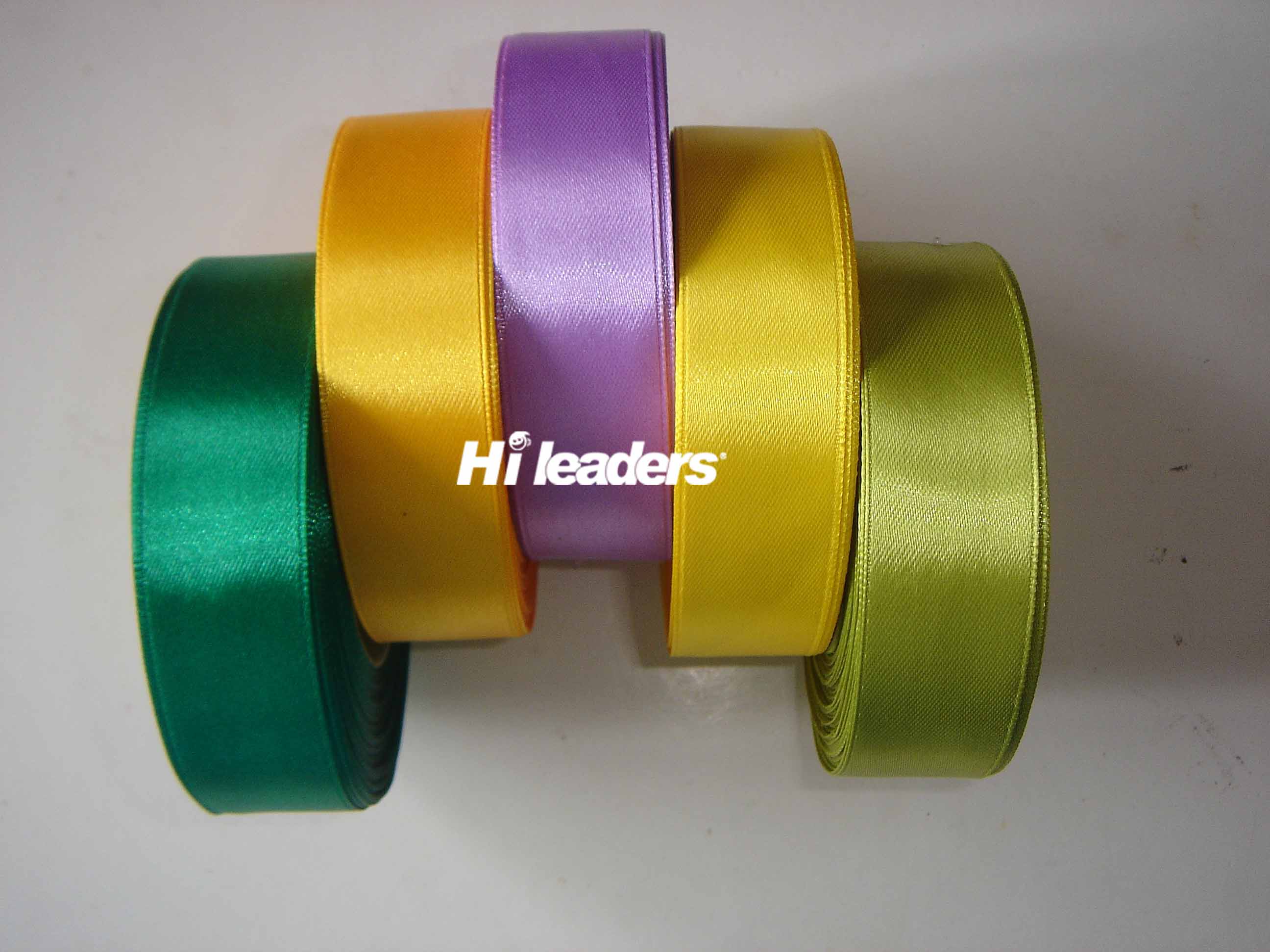 Polyester Woven edge  satin ribbon