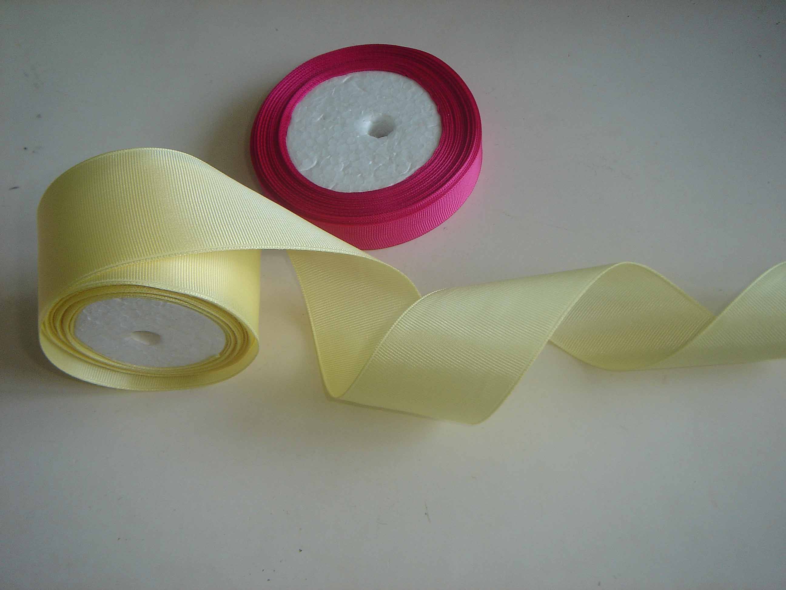 Decorative Solid color grosgrain ribbon