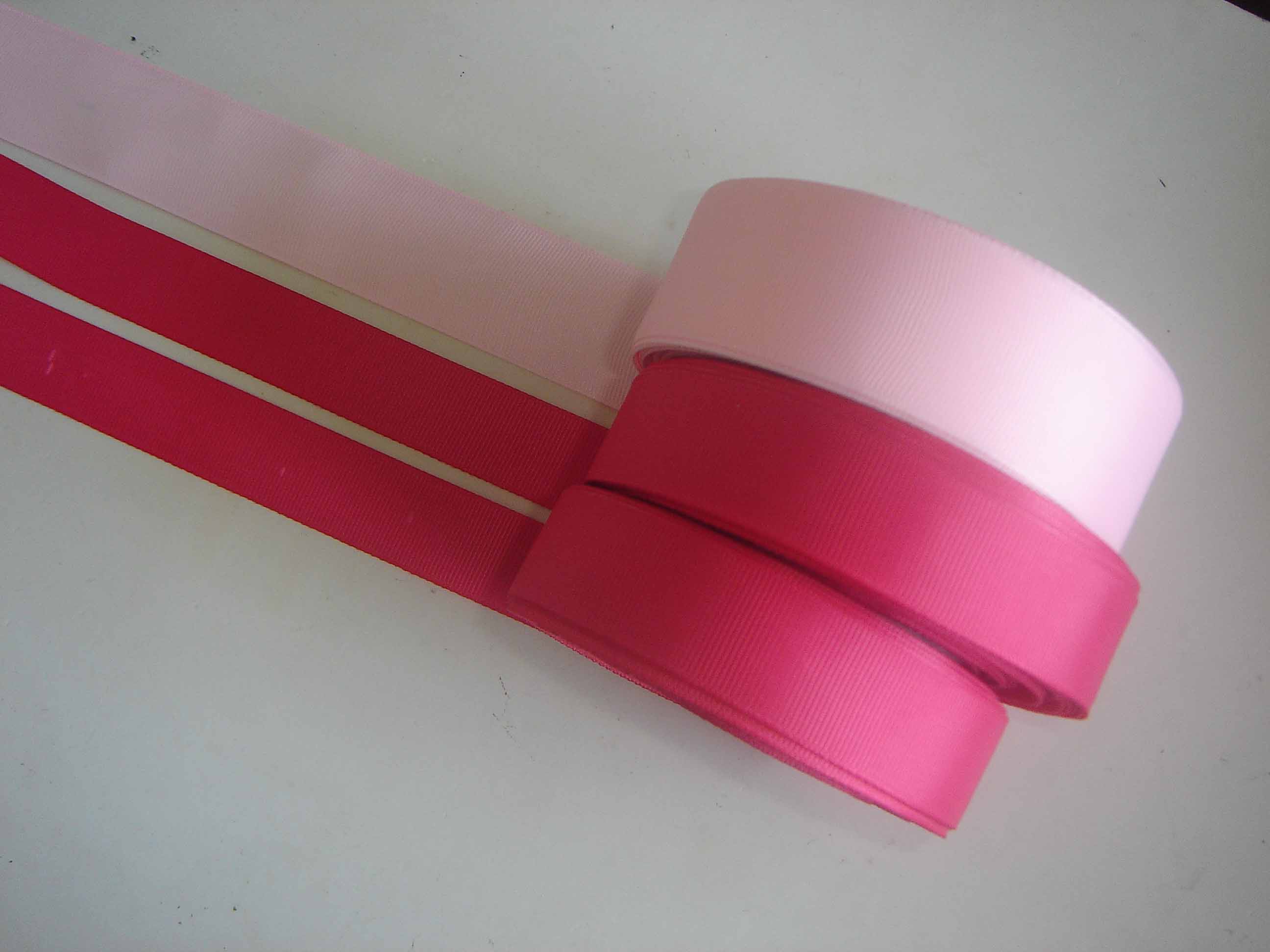 Decorative polyester grosgrain ribbon