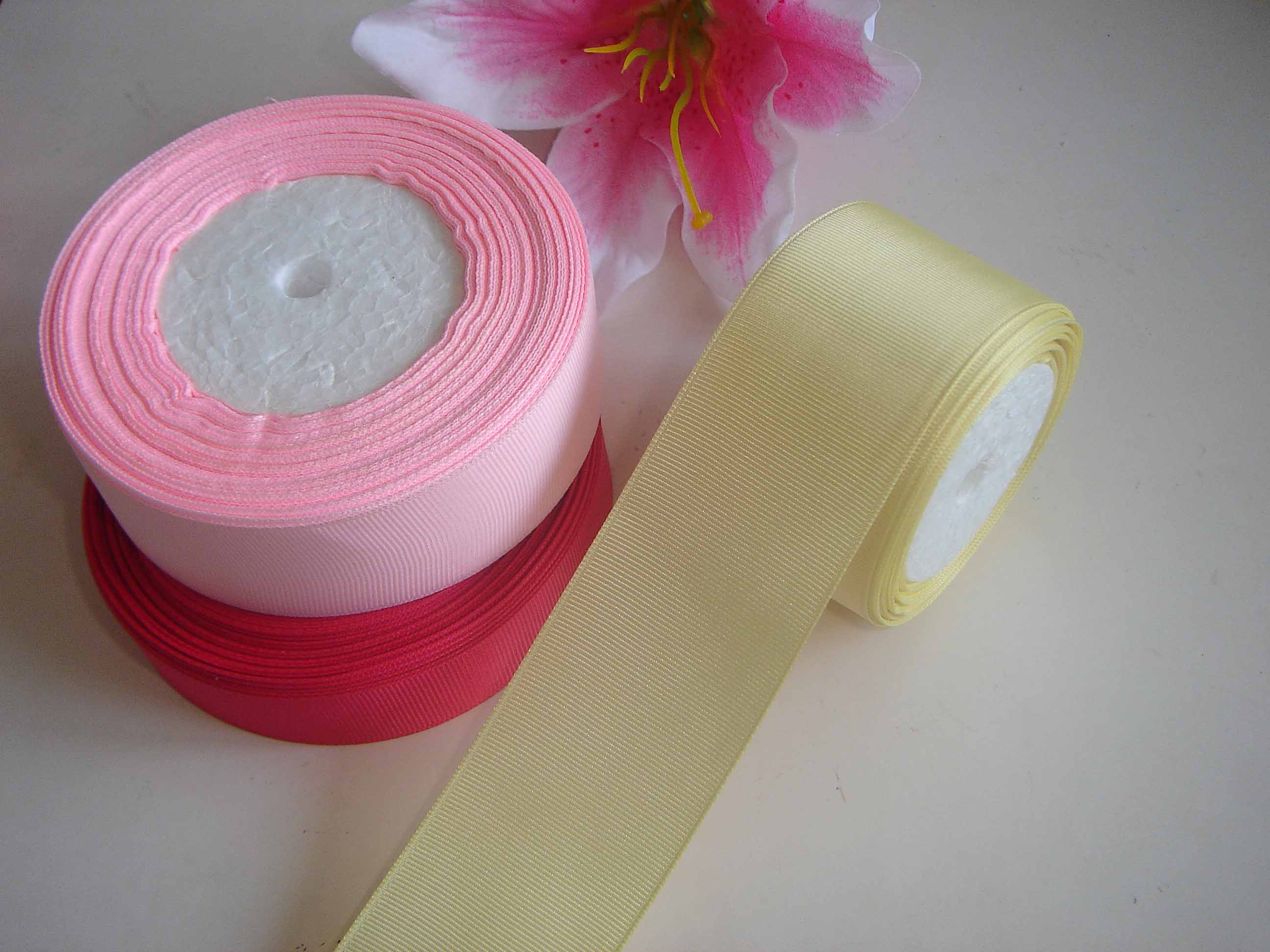 Gift Packing Polyester grosgrain ribbon