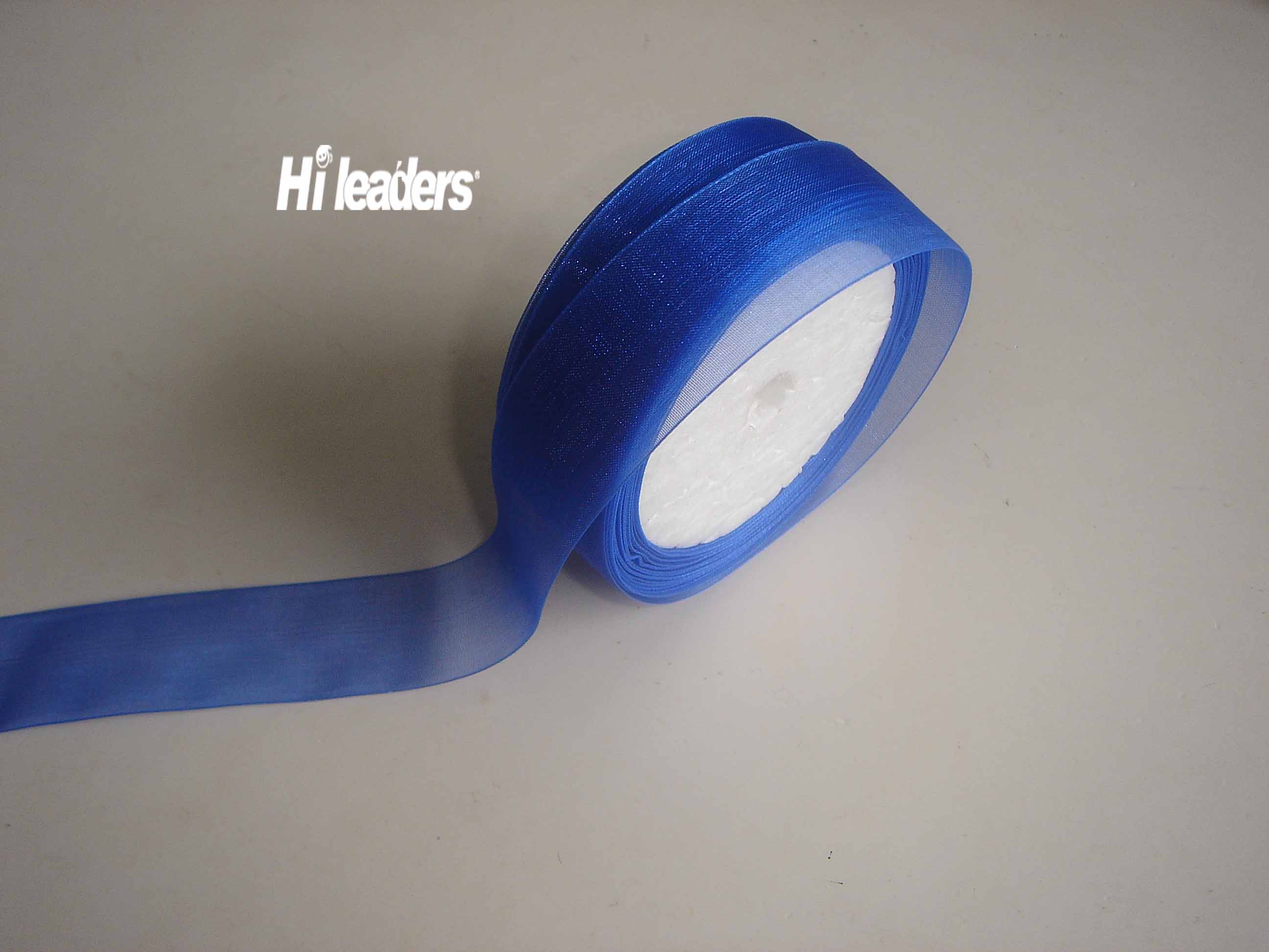 Blue color  Organza ribbon