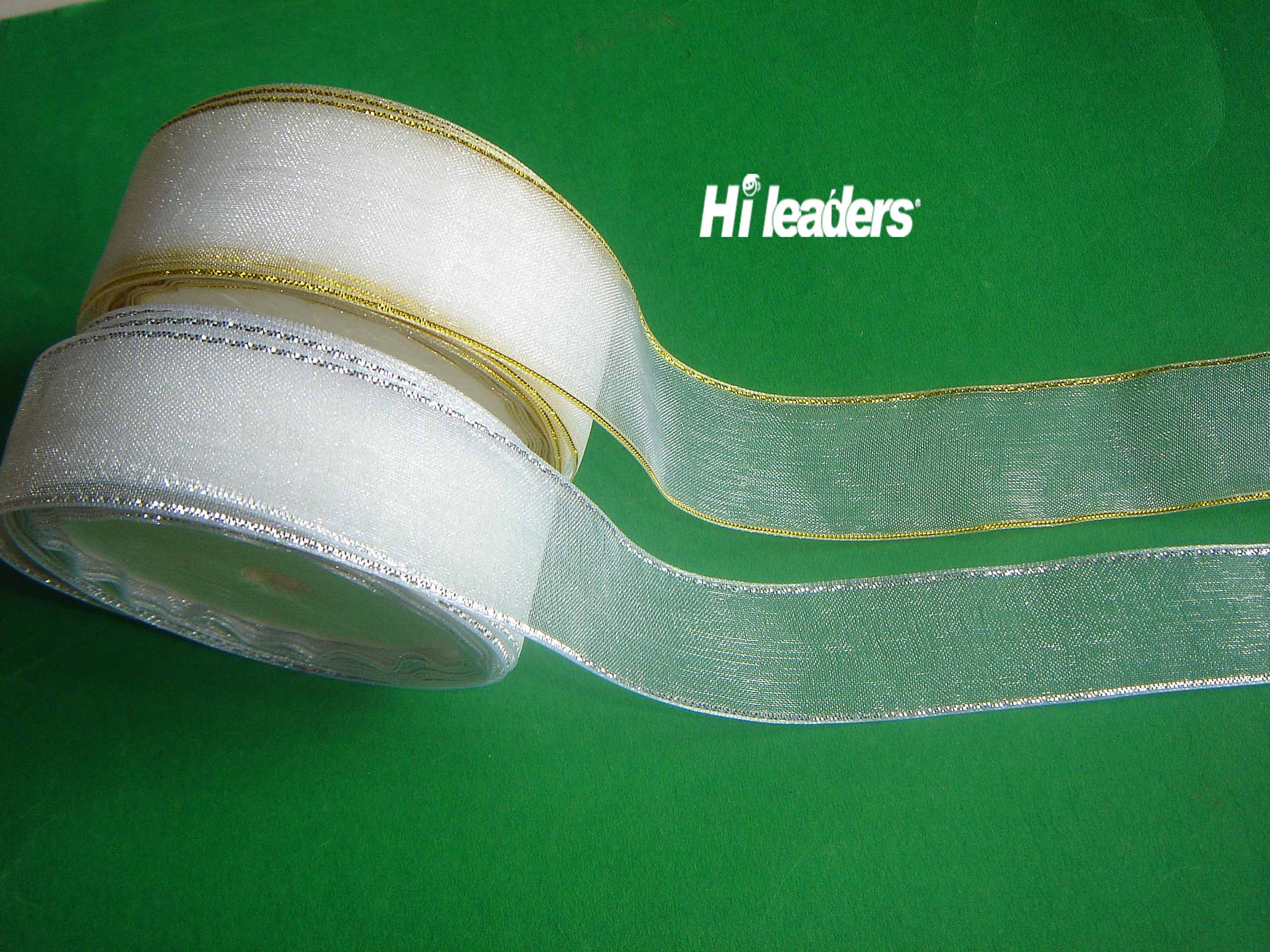 White Nylon Sheer organza ribbon