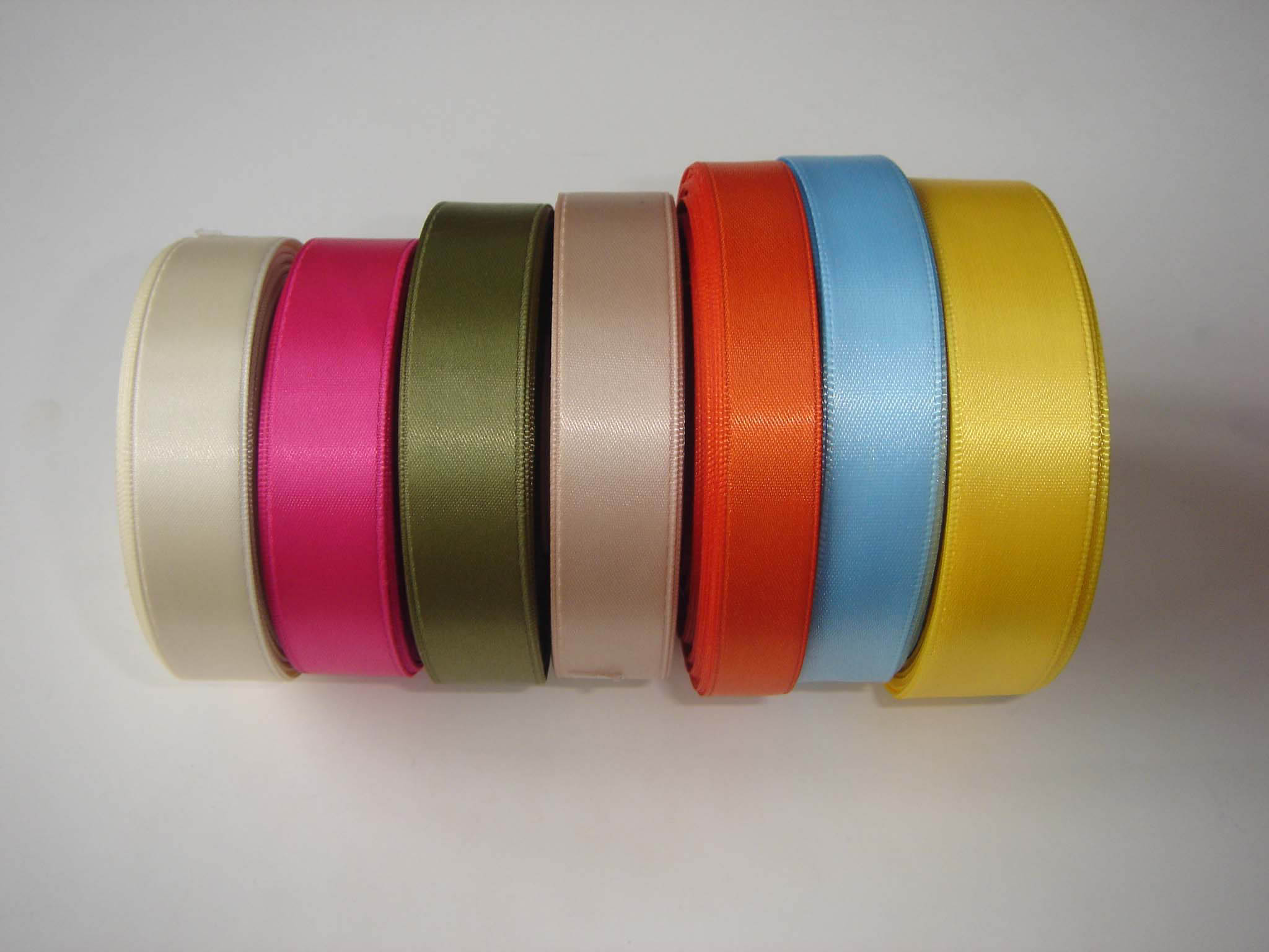 Single Face Polyester Satin Woven Ribbon