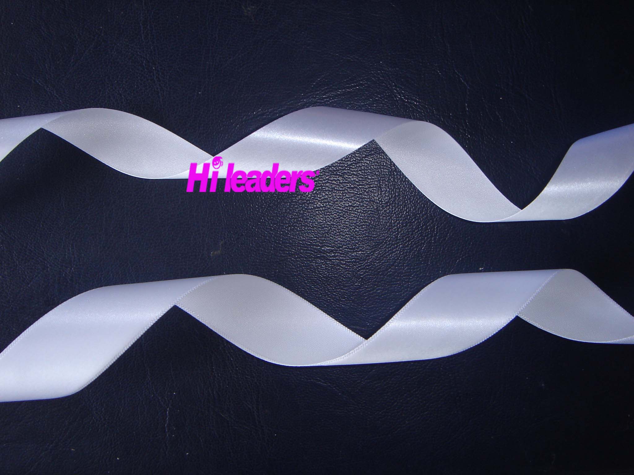 Single Face Polyester Satin Label Ribbon