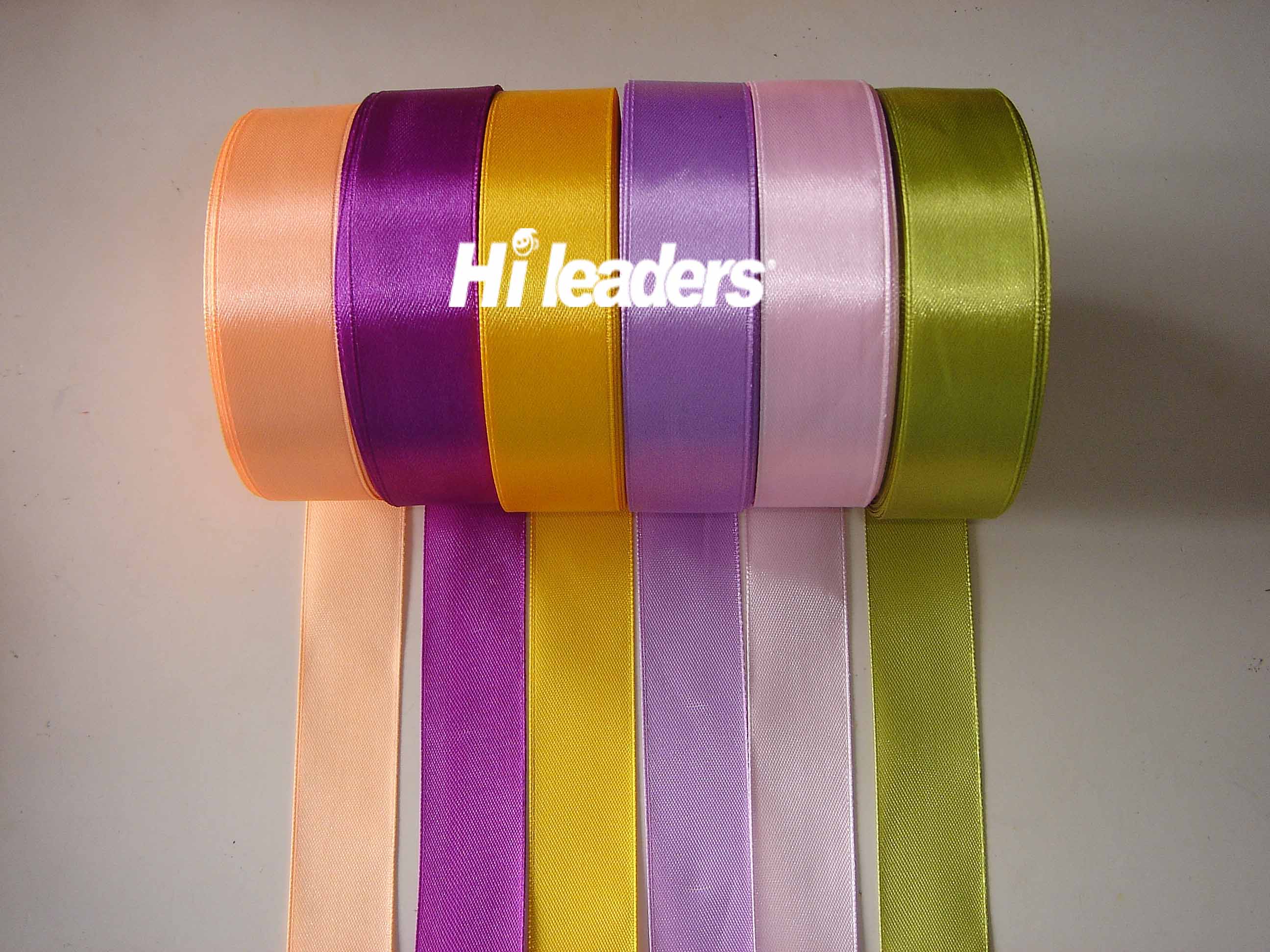 polyester sigle face satin ribbon