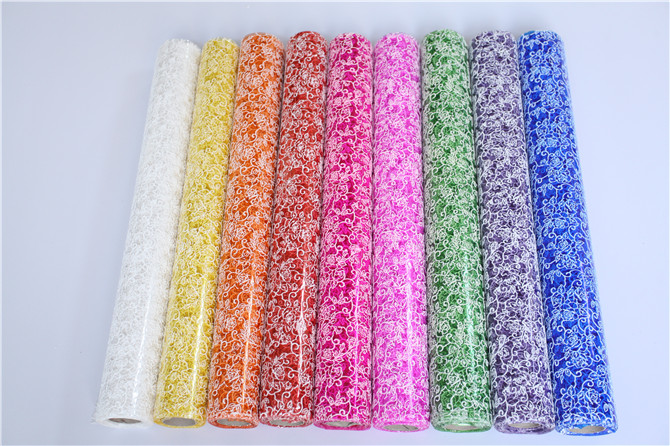 Flower Design Packing Ribbon Roll