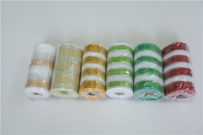 Attractive Packing Mesh Ribbon Roll